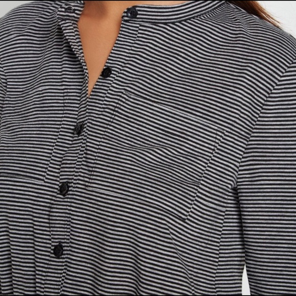 BCBGeneration Romper long sleeve navy stripes - Picture 5 of 8